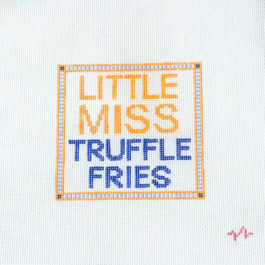 Little Miss Truffle Fries - 18 Mesh Needlepoint