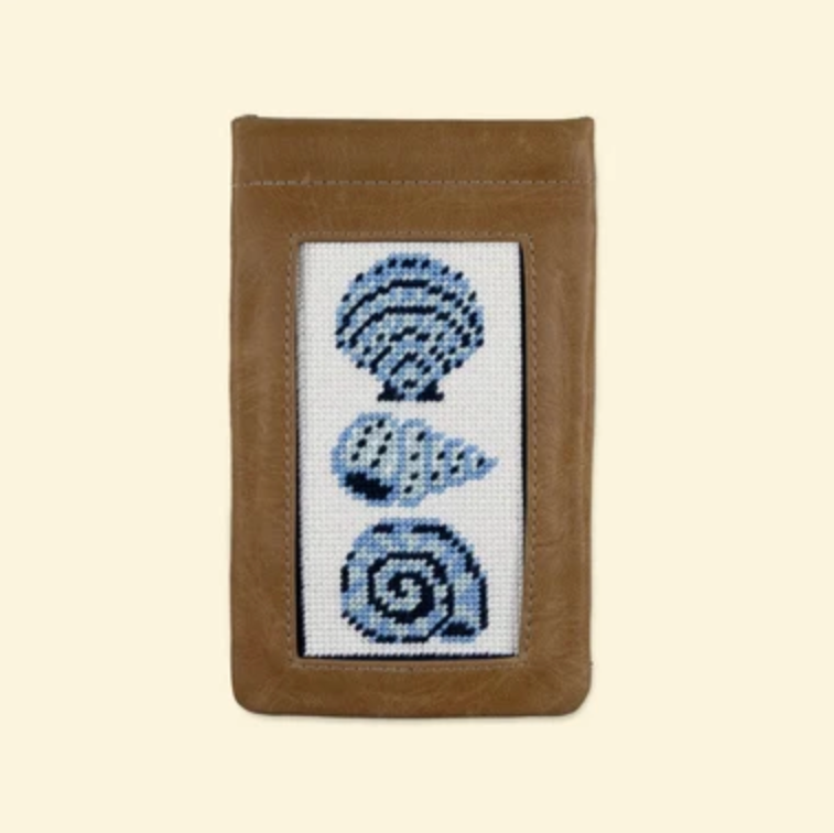 Shell  - Beginner Needlepoint Eyeglass Case Kit