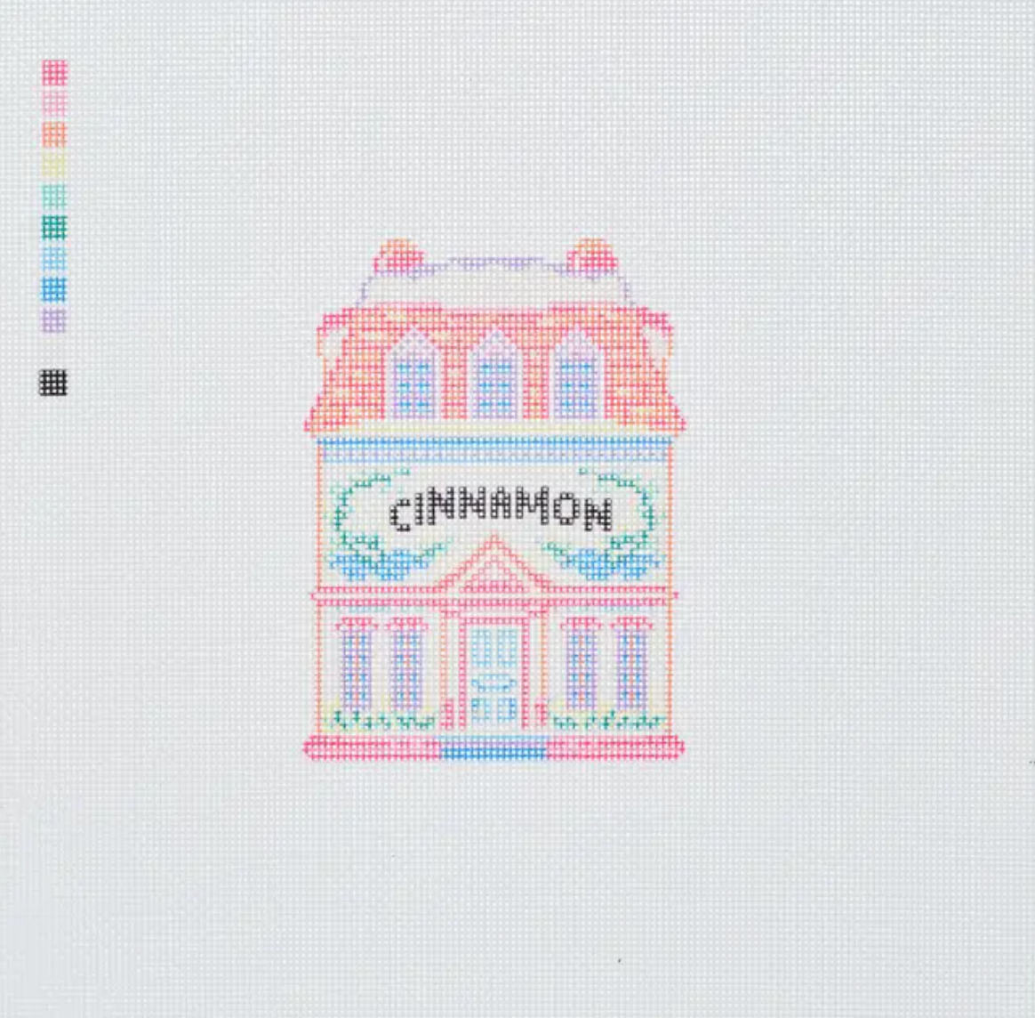 Lenox Spice Village Cinnamon House: Kit with DMC Thread