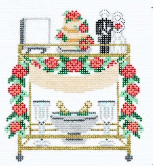 Wedding Bar Cart - 18 Mesh Canvas