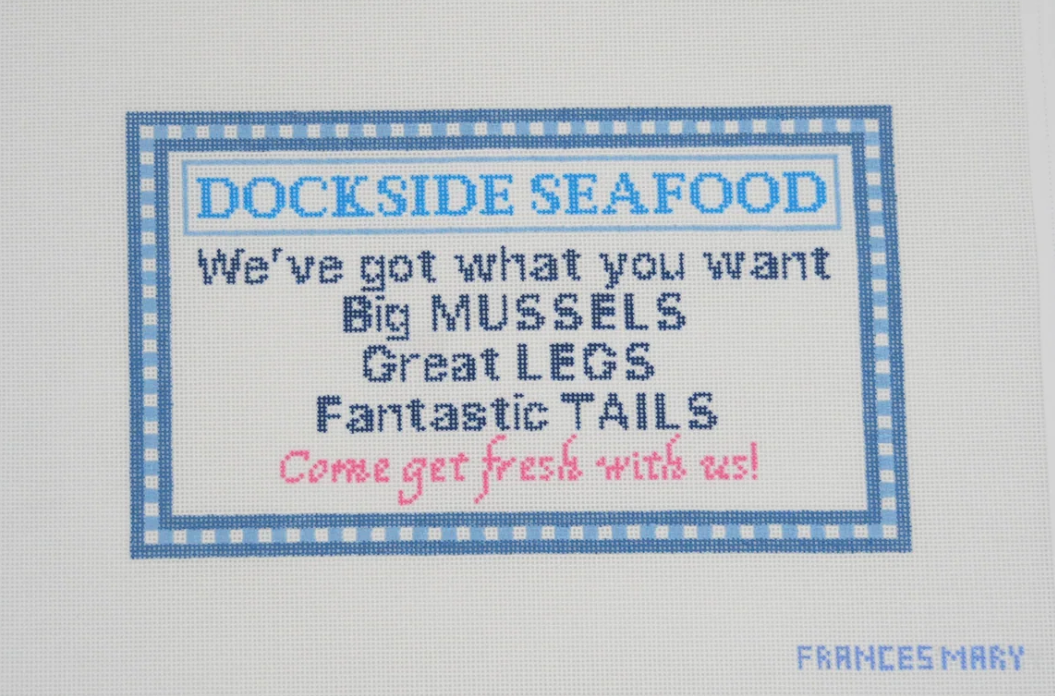 Dockside Seafood - 18 Mesh Canvas