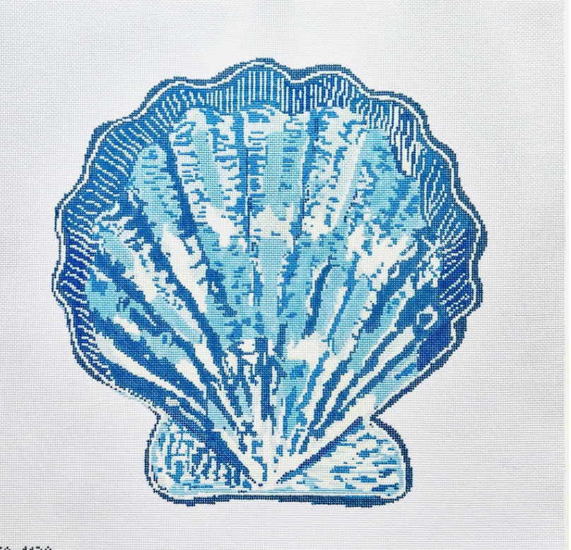 Scallop Canvas - 13 Mesh Needlepoint Canvas
