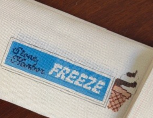 Stone Harbor Freeze Ornament Needlepoint - PRE-ORDER