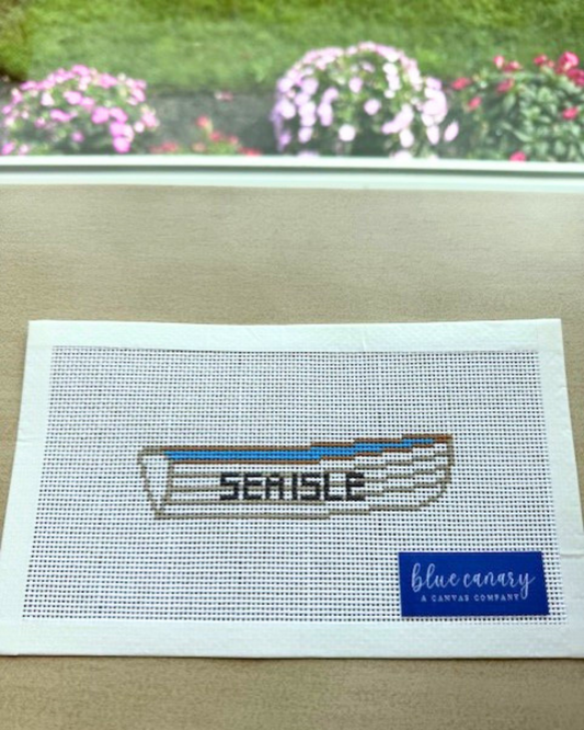 Sea Isle City Lifeguard Boat - Needlepoint