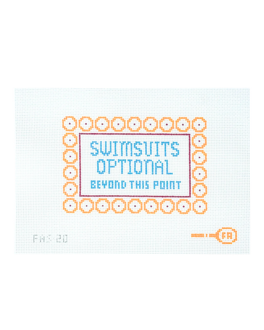 Swimsuit Optional - Needlepoint