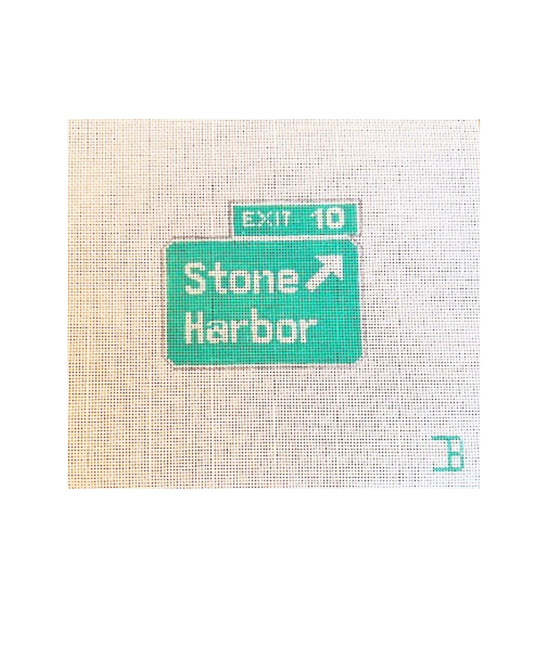 Stone Harbor Exit 10 Sign