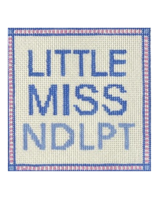 Little Miss Ndlpt - 18 Mesh Needlepoint - PRE-ORDER