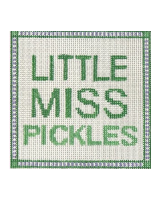 Little Miss Pickles - 18 Mesh Needlepoint