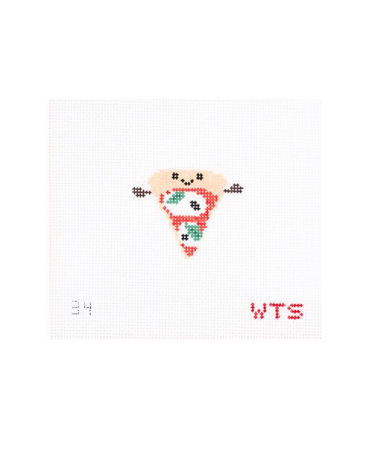 Pizza 18 Mesh Canvas Needlepoint Canvas