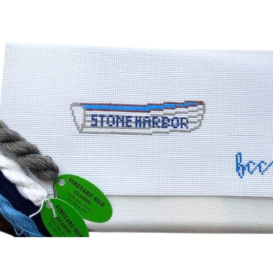 Stone Harbor Lifeguard Boat - Needlepoint