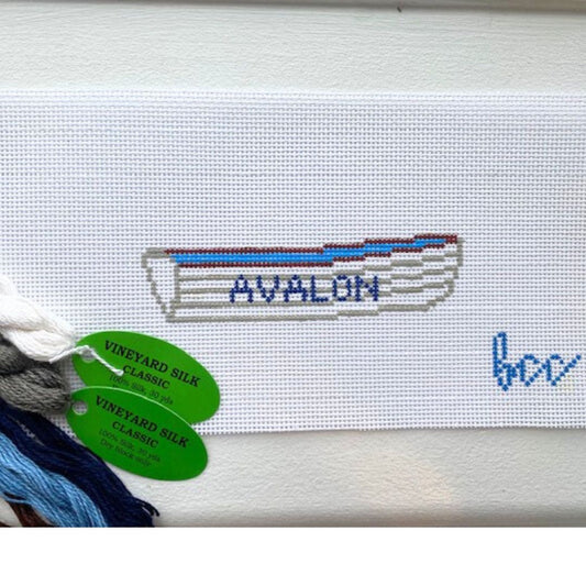 Avalon Lifeguard Boat - Needlepoint