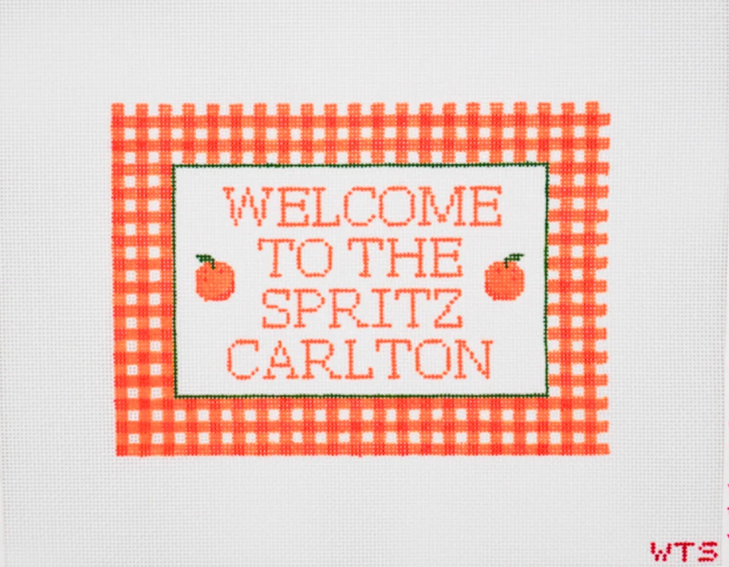 Welcome to the Spritz Carlton - NeedlepointCanvas