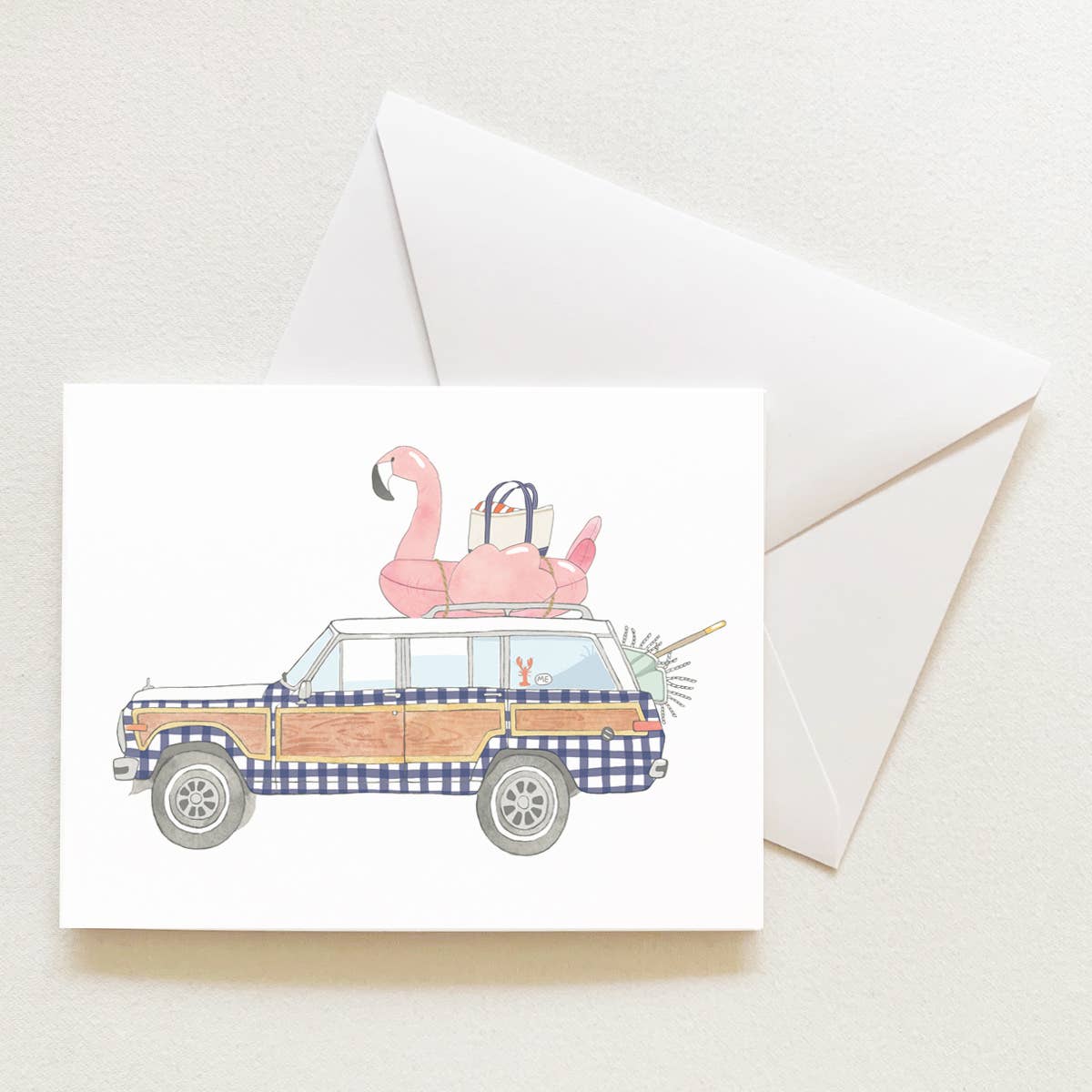 Check Wagon Boxed Note Cards