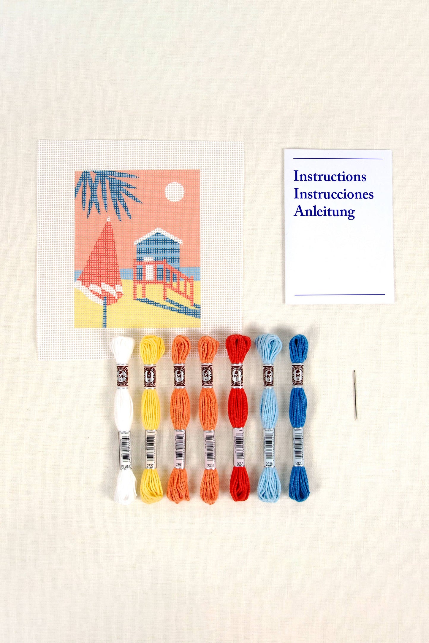 DMC Designer Needlepoint Tapestry Kit - Beach House C126K