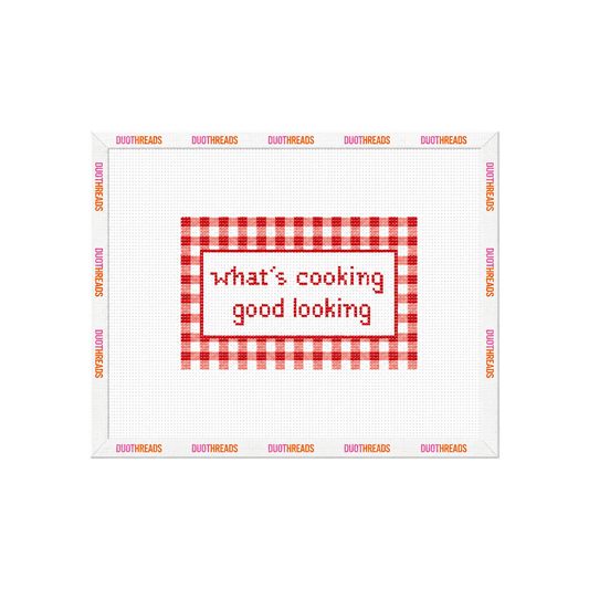 What's Cooking Good Looking - 13 Mesh Needlepoint Canvas
