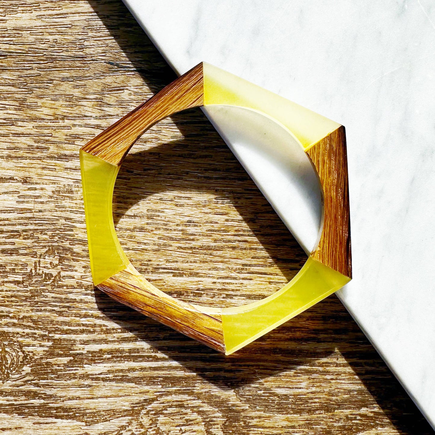 Lemon Yellow - 1/4” Barrel Bracelet