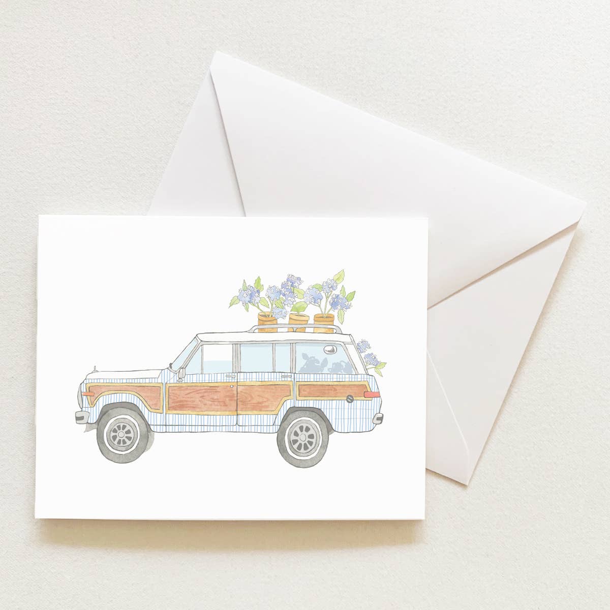 Seersucker Wagon Boxed Note Cards