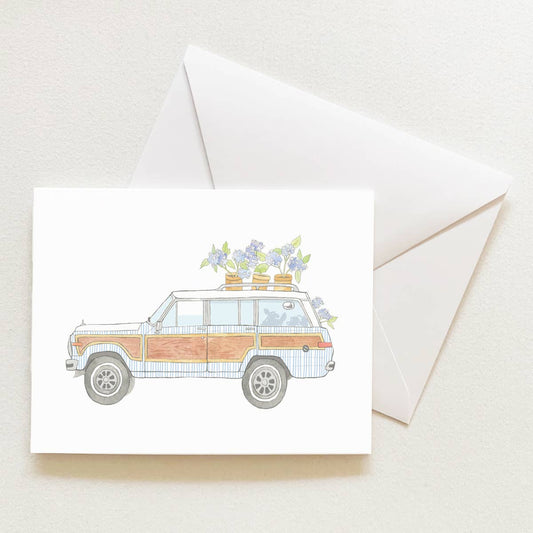 Seersucker Wagon Boxed Note Cards