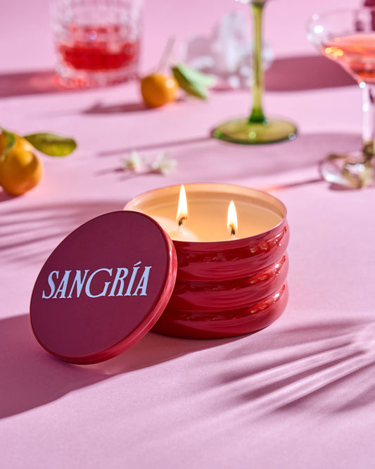 Rewined Sangria 13 oz Tin Candle