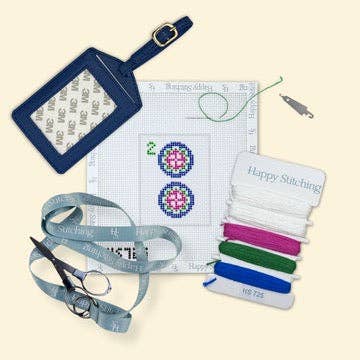 Two Dot - Needlepoint Beginner Luggage Tag Kit