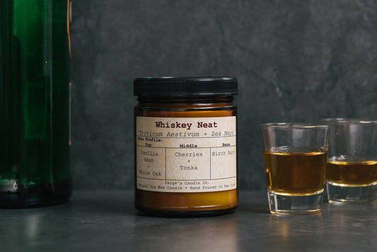 Whiskey Neat Taxonomy Candle: 9oz