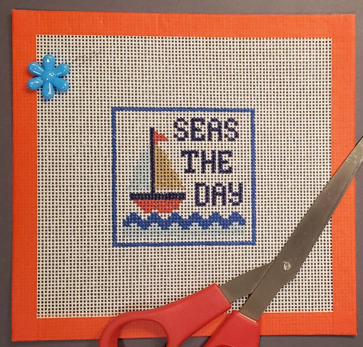 Seas The Day- Beginner needlepoint Kit