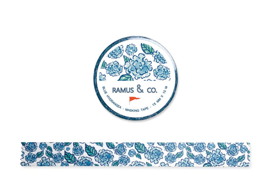 Blue Hydrangea Washi Tape