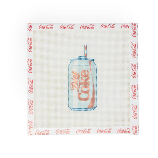 Diet Coke Can Needlepoint Canvas | Licensed Coca-Cola® Product