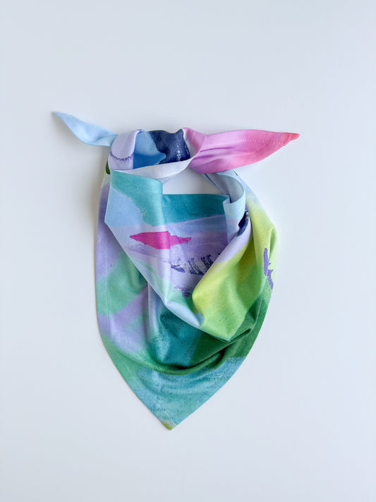 Samantha Jezek Art x B. Hartzell - Abstract Scarf for Dogs- PRE-ORDER - SHIPS IN NOVEMBER