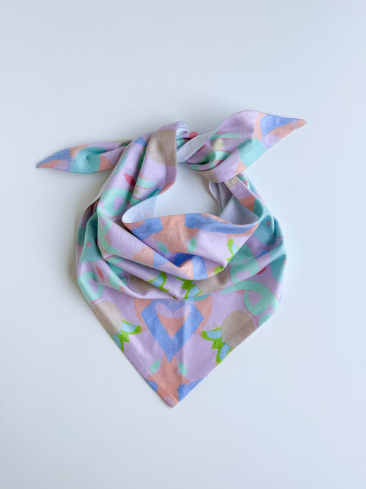 Samantha Jezek Art x B. Hartzell - Kaleidoscope Scarf for Dogs- PRE-ORDER - SHIPS IN NOVEMBER